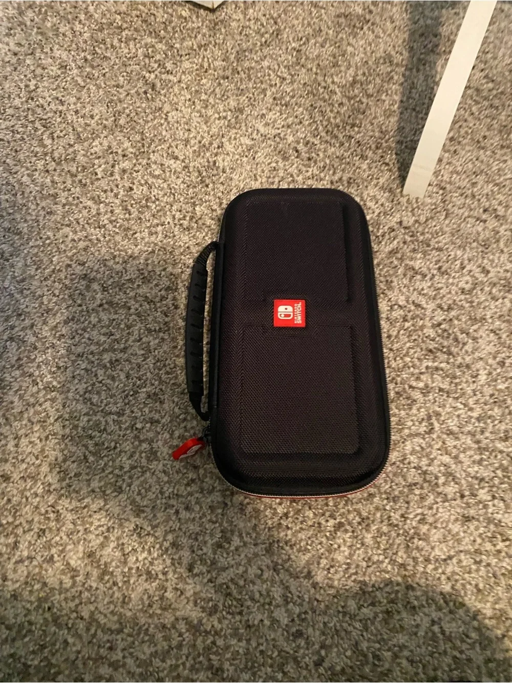 Nintendo Switch Black and Red Protective Travel Case
